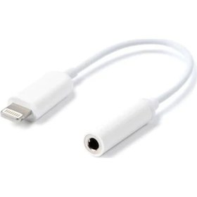 Resim Iphone 5 6 7 8 X Plus Kulaklık Çevirici Lightning Aux Dönüştürücü 