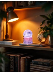 Resim Atlı Karınca Kar Küresi 7cm 4,5 Cm Işıklı Model 001 