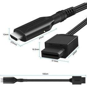 Resim Sones Nintendo Wii İçin Hdmı Dönüştürücü Adaptör Kablosu 1m 1080p Full Hd Cihazlar İçin 