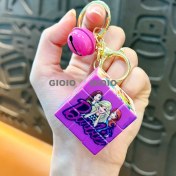 Resim Silver1 Yeni Sevimli Çizgi Film Işıklı Işık Kulomi Büyük Kulak Köpek Hediye Kutusu Anahtarlık Araba Okul Çantası Dıy Kolye Hediye (Yurt Dışından) 