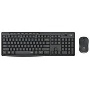 Resim Logitech MK295 920-009804 Kablosuz Türkçe Siyah Klavye Mouse Seti 