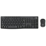 Resim Logitech MK295 920-009804 Kablosuz Türkçe Siyah Klavye Mouse Seti 