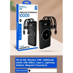 Resim Acl Pw-01 Magsefe destekli 10.000 maH Powerbank 