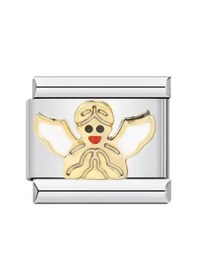 Resim Gemosa Altın Desenli 9mm Paslanmaz Çelik Bilezik - Dıy Takı Yapımı İçin Kadın Erkek Red 