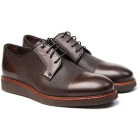 Resim Kids Club Shoes Greyder 62172 MR Formal Casual Erkek Klasik Oxford Ayakkabı KAHVERENGİ 