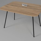 Resim Cmk Store Katlanır Bahçe Kamp Balkon Masası 45x60 cm Atlantik Çam 