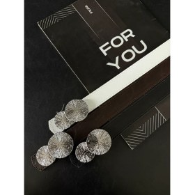 Resim Fiori Yuvarlak Gold Toka Kadın Kemeri, Pantolon Kemeri, Ceket Kemeri, Elbise Kemeri, Gömlek Kemeri 