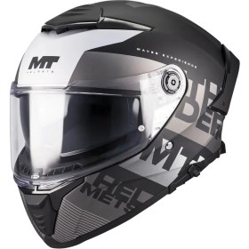 Resim mt Helmets Thunder 4 Sv Waves B2 Kapalı Kask 