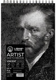 Resim Vıncent Artıst Sketchbook Ivory 90gr A4 100 Sayfa Eskiz Defteri 