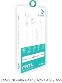Resim MTL Type-C Kulaklık MT293A6Series Beyaz Samsung A06 / A16 / A26 / A36 / A56 ile uyumlu 