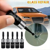 Resim 1 Takım/5 Takım Otomatik Cam Onarım Aparatı Kırmızı Yapıştırıcı Reçine Üç Parça Set Çizik Giderici Uygulama Aksesuarları 