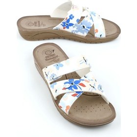 Resim Gezer Yazlık Kadın Anatomical Yumuşak Taban Terlik Gt1yzm.09723.23.x21.h94 Beyaz 