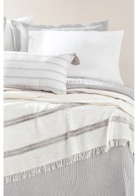 Resim Yataş Bedding Nola Çift Kişilik Infinity Çeyiz Seti - Gri 