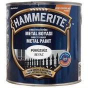 Resim Hammerite Beyaz 0,75 Litre Direkt Pas Üstü Düz Metal Boyası (MARSHALL.5094139) 