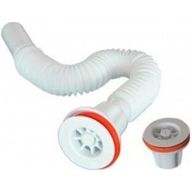 Resim Körüklü Lavabo Sifonu Plastik Süzgeçli Diğer 