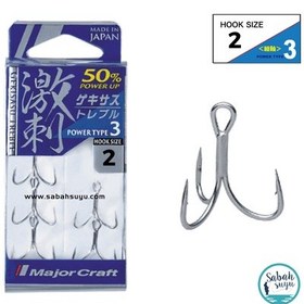 Resim Major Craft Ght-3tn Üçlü İğne Silver 2 5 Adet 