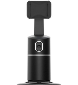 Resim Yaozixa Siyah Aı 360 Derece Takip Eden Akıllı Telefon Dikey Konulabilir Tripod Vlog Çekim Ve Canlı Yayın İçin Stabilizatör 