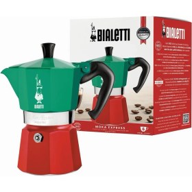 Resim Braventa Collection - Express Italia: 6 Cups Ocak Üstü Espresso Pişirici - 270ML - Karma Renk - Alüminyum Gövde - Patent 