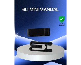 Resim İsmiyle Al Mey Ithalat® Poşet Kapatma Mandalı Hava Geçirmez 6 Adet Set 