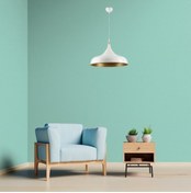 Resim Riolight Retro,vintage,modern,rustik Beyaz 1xe27 Duy Tekli Metal Beyaz 