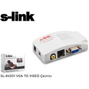 Resim S-link SL-AV201 Vga To Video Converter 