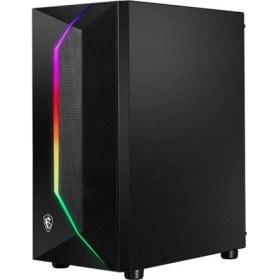 Resim MSI Msı Mag Vampırıc 100R Temperli Cam Argb Psu Yok 1X120MM Fan Gamıng Bilgisayar Kasası 