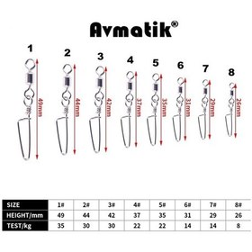 Resim Avmatik Nickel Klipsli Fırdöndü 10 Adet 