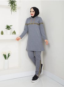 Resim CNG MODA Tesettür Simli Eşofman Takımı 