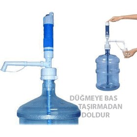 Resim 2 Adet Portatif Pilli Damacana Su Pompası Su Aktarma Aparatı 