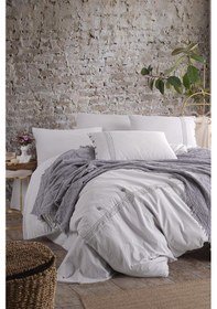 Resim Grace 7 Parça %100 Pamuk Çift Kişilik Pikeli Nevresim Takımı Taş Taş 