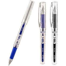 Resim Mikro Roller Kalem Jel Bilye Uçlu 1.0 MM Mavi İmza Kalemi MK-8526 