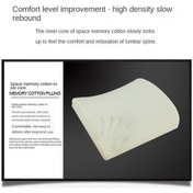 Resim Novahub Bej Araç Sürücüsü Bel Sırtlığı Bellek Köpük Kafalık Bel Yastığı Boyun Yastığı Başlık Bej 