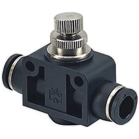 Resim Pnömatik Hat Tipi Hız Ayar Valfi 6mm 