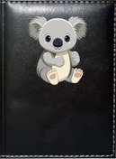 Resim Promosyon Denizi Koala Görselli Siyah Ruhsat Kabı 