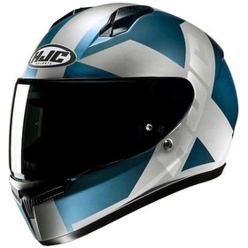 Resim Hjc C10 Lito MC2SF Kask Açık Gri - Mavi 