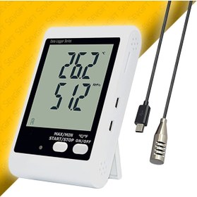 Resim Sevgift LYK 20E Sıcaklık ve Nem Kayıt Cihazı Datalogger 