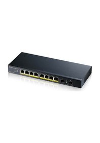 Resim Zyxel Gs1100-10hp 8 Port Gıgabıt 2 Sfp Port Poe Swıtch Yönetilemez 