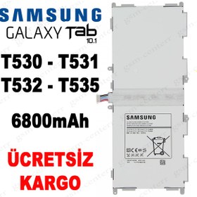Resim Samsung Tab 4 10.1 T530 T531 T532 T535 Pil Batarya Eb-Bt530Fbe 