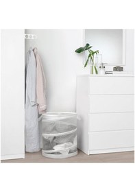 Resim Çamaşır Sepeti, Beyaz 79 Litre MeridyenDukkan 50 cm, 9 kg Pratik Diğer 