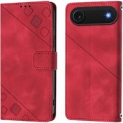 Resim İphone Uyumlu 17 Air İçin Kılıf Mıknatıslı Deri Kartlık Cüzdan Kapak 