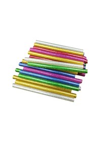 Resim Kangvka 7mm Renkli Sıcak Yapıştırma Çubukları, 100mm Dıy El İşleri İçin 50 Adet 