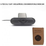 Resim G-TEK X52 720P USB MIKROFONLU WEBCAM 