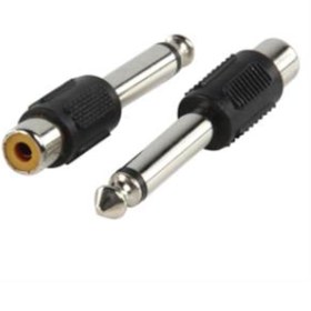 Resim Mono Çevirici - 6.3 Mm Erkek - Rca Dişi - Plastik 