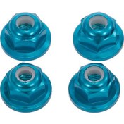 Resim Xiyyadms Wltoys 12428/12423 Ve Fy-03 Rc Araçlar İçin 4 Adet M4 Metal Jant Somunu - Mavi 