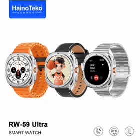 Resim Teknowear Haino Teko Yeni RW 59 Ultra Amoled Ekran 3 Kordon Akıllı Saat 