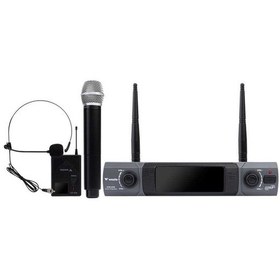 Resim Westa Wm-202ht 1 Receıver 1 Handheld 1 Yaka Mikrofon Seti 