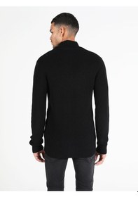 Resim Colin's Slim Fit Erkek Siyah Hırka CL1050050_Q1.V2_BLK 