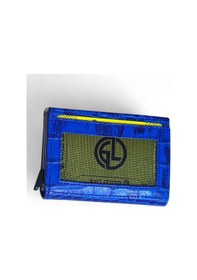 Resim Başarı Deri Basarideri Hakiki Deri Otomatik Mekanizmalı Rfid Korumalı Erkek Kartlık Cüzdan Mavi Kroko Göl Mavi 