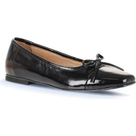 Resim Bueno Shoes Siyah Rugan Deri Kadın Babet 01WD1302 01WD1302 