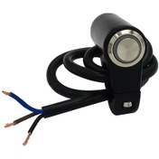 Resim Motion003 12v Sis Far Spot Işık 22mm Kilitli Mavi Işıklı Alüminyum Motosiklet Anahtar 